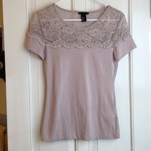 H&M lace t shirt